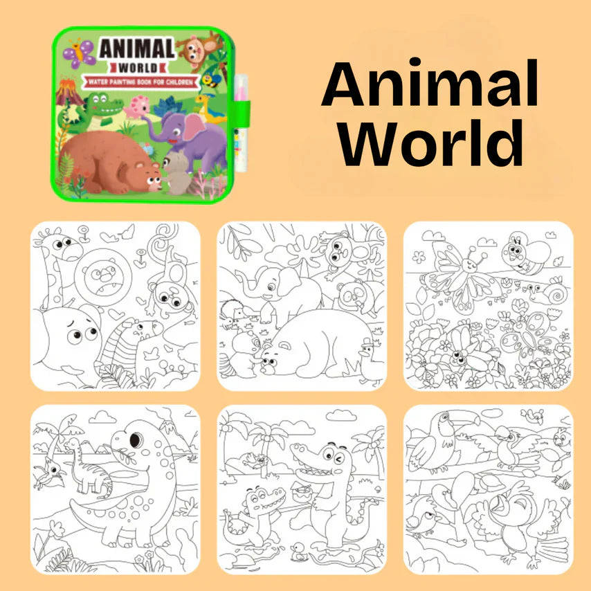 DoodleDry™ Water Coloring Book