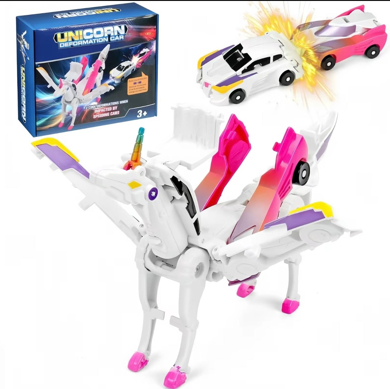 2-in-1 Dragon Transformer Toy