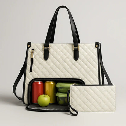 Lunvera™ – 3-in-1 Tote & Lunch Bag,