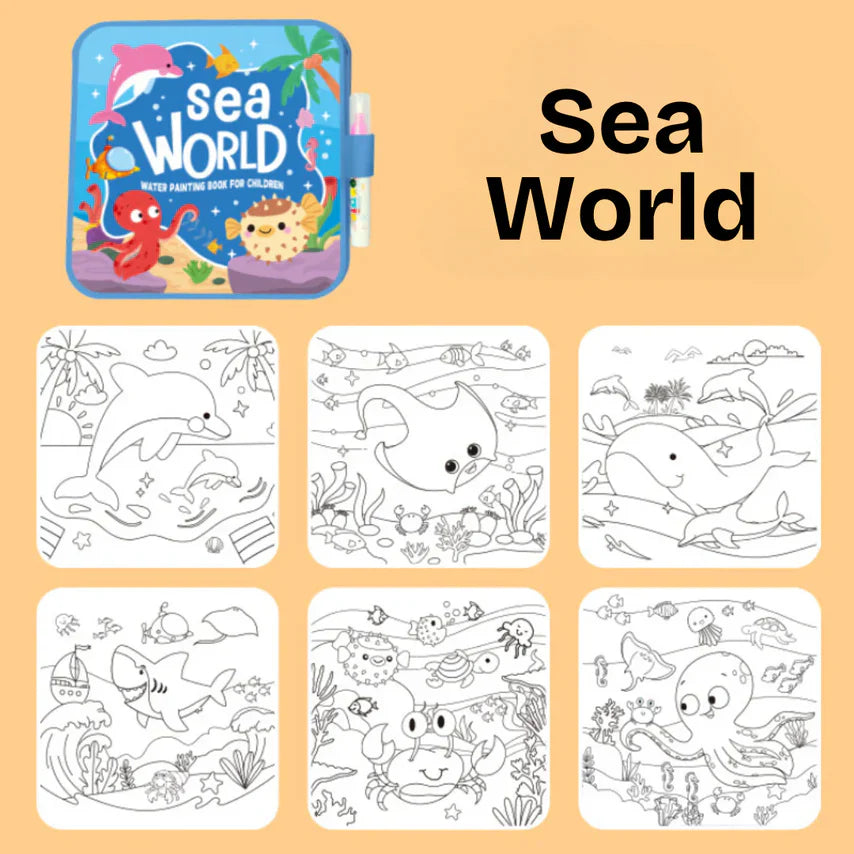 DoodleDry™ Water Coloring Book