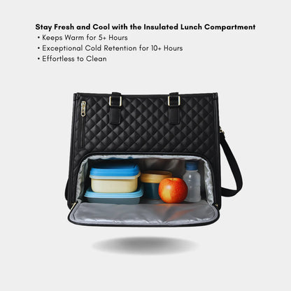 Lunvera™ – 3-in-1 Tote & Lunch Bag,