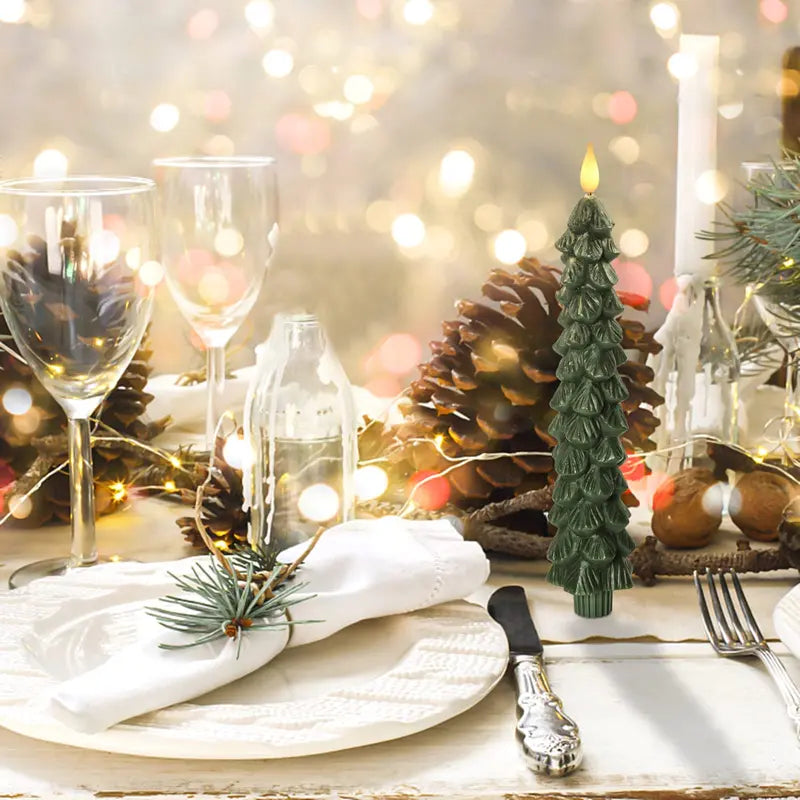 Flameless Christmas candles