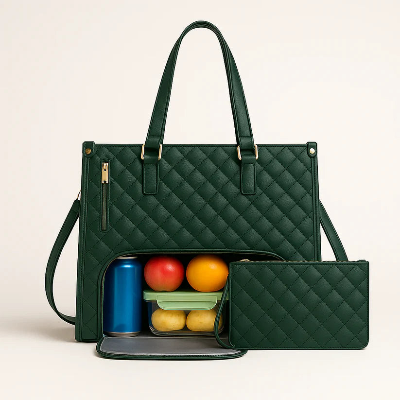 Lunvera™ – 3-in-1 Tote & Lunch Bag,