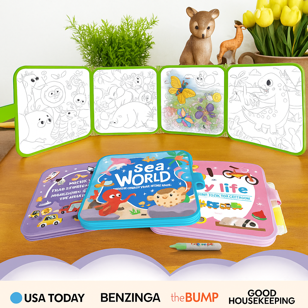 DoodleDry™ Water Coloring Book