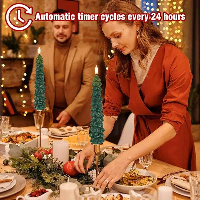 Flameless Christmas candles