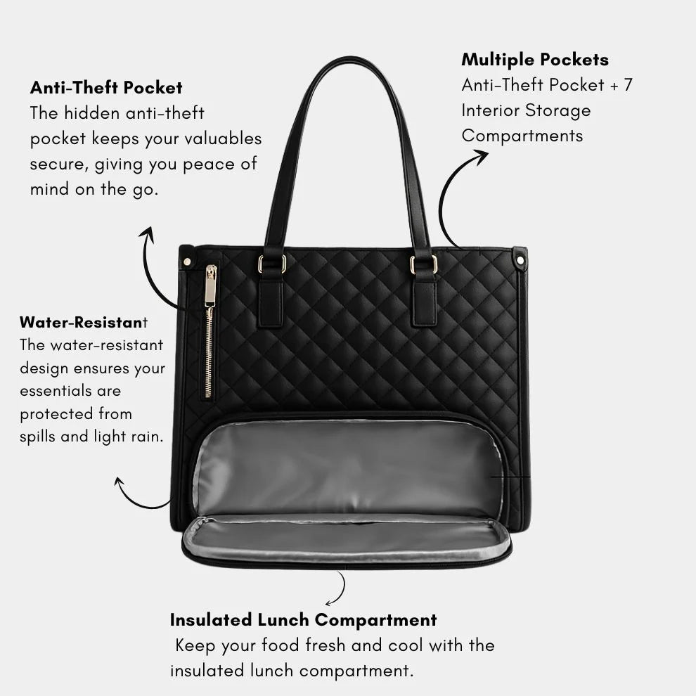 Lunvera™ – 3-in-1 Tote & Lunch Bag,